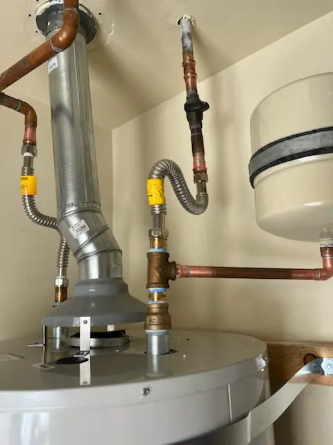 Water heater installation and plumbing repair in Menlo Park